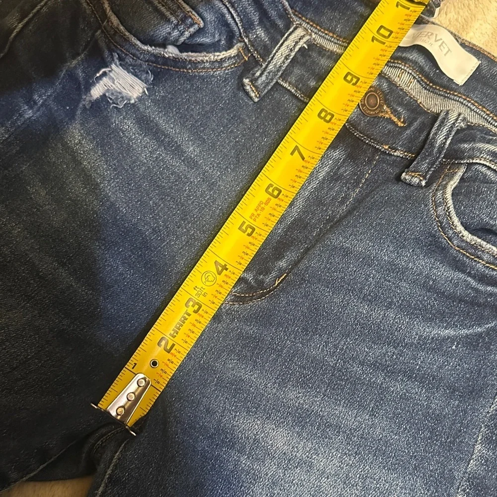 A181.   Verve Women's Distressed Blue Skinny Jeans
